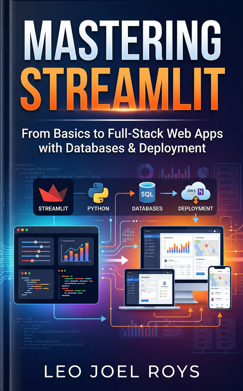 Mastering Streamlit: From Basics to Full-Stack Web Apps with Databases & Deployment: A Practical Guide to Building Python Web Applications with Real Projects, Databases, and Cloud Deployment